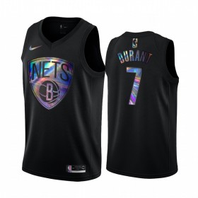Maillot Basket Homme Brooklyn Nets Kevin Durant 7 Iridescent HWC Collection Swingman
